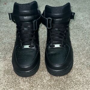 Never been worn black high top Air Force 1, men’s, size 10